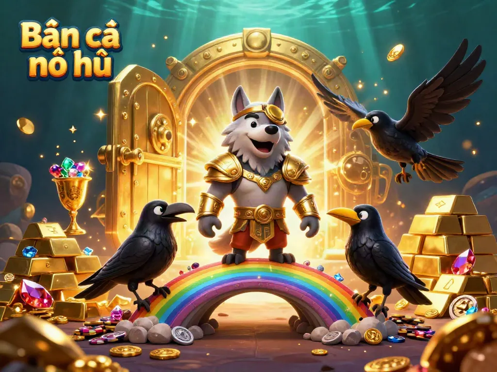 Shoot and win big in Bắn cá nổ hũ, featuring rich underwater elements and treasures.