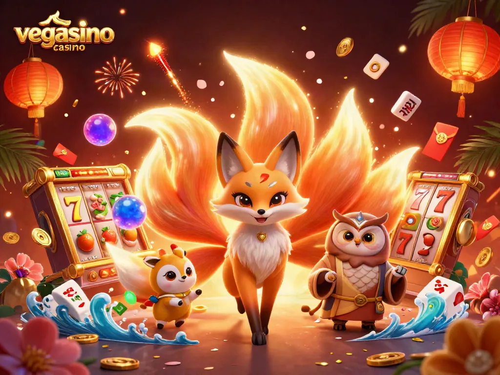 Experience thrilling gameplay at vegasino casino with vibrant characters and dynamic elements.