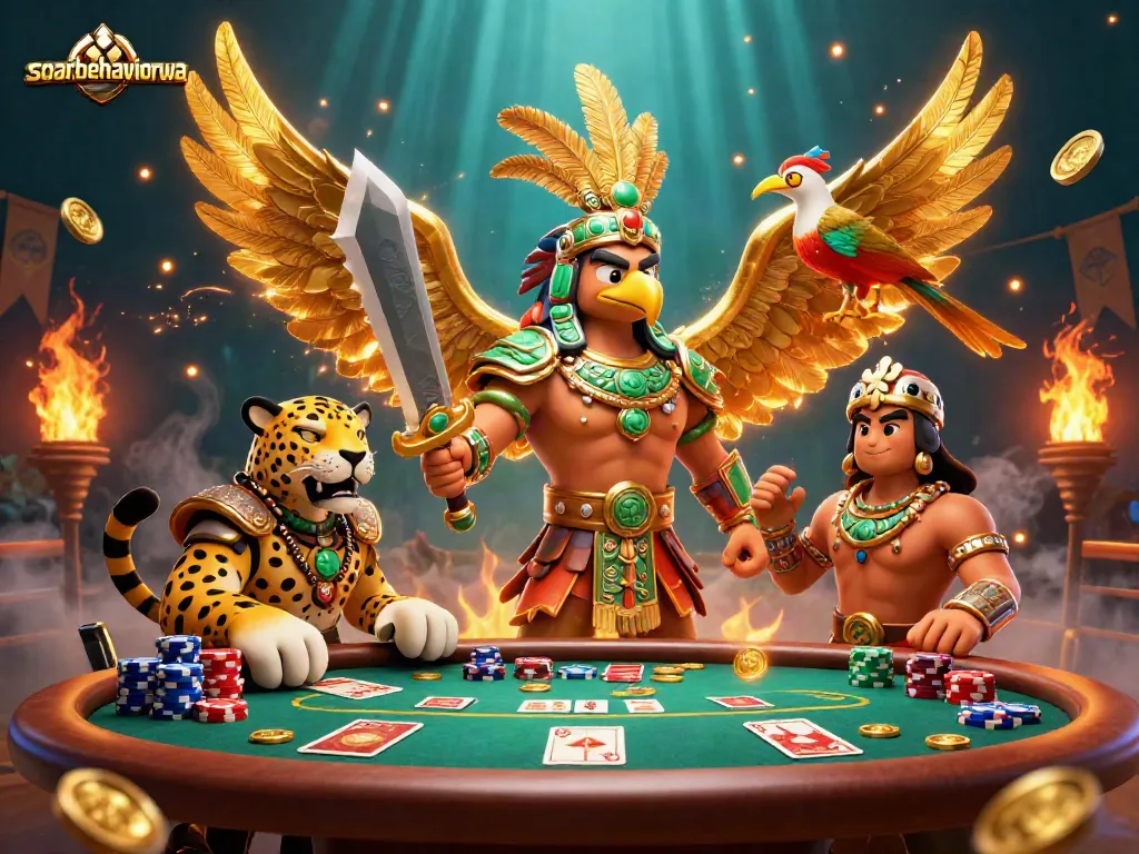 Engage with strategies for soarbehaviorwa at a poker table featuring dynamic elements.