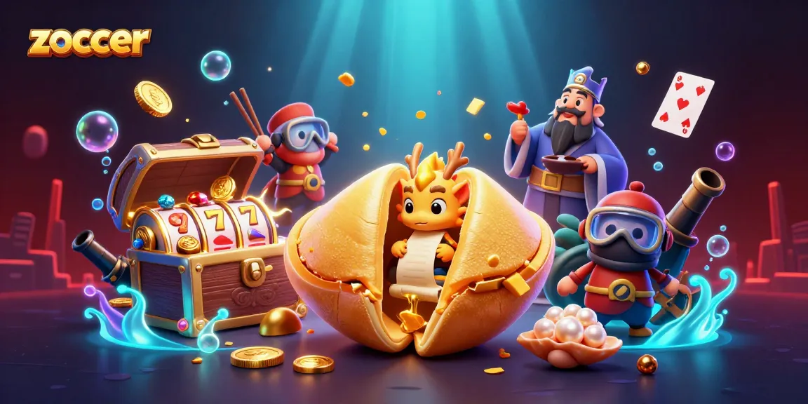 Zoccer players winning with gold treasures and vibrant slot reels in an energetic casino scene.