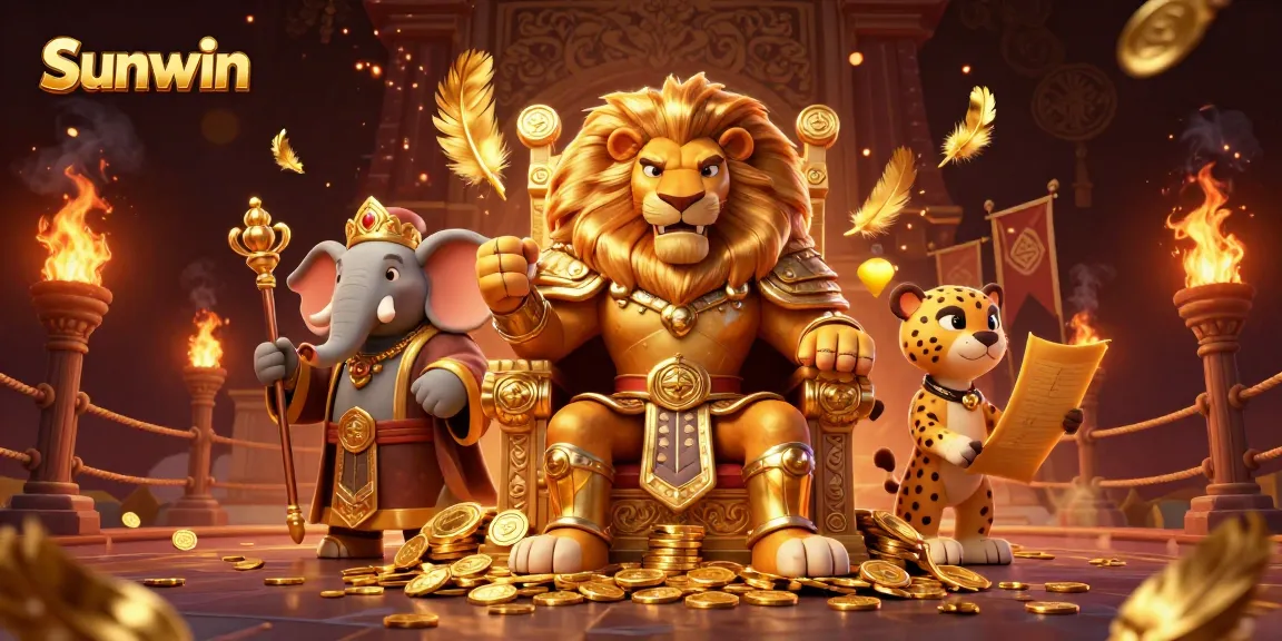 Sunwin showcases rich gaming opportunities featuring vibrant characters and rich casino elements.