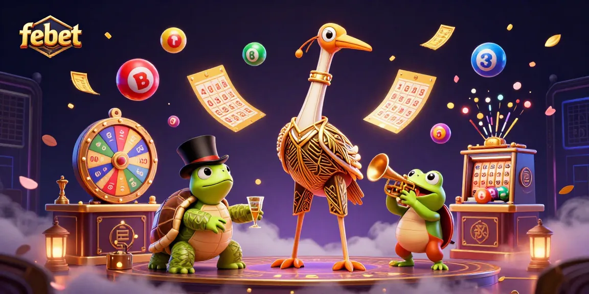 Experience the excitement of febet with vibrant casino games and dynamic illustrations capturing the thrill.